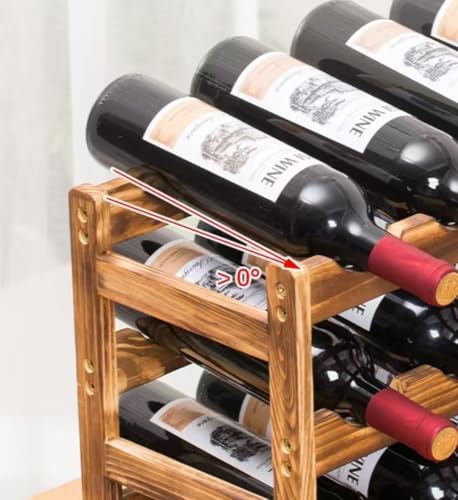 HealthEmpireLLC Bamboo Wine Rack 6 Bottle 2-Tier