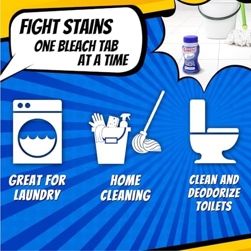 AMAZE Ultra Concentrated Bleach Tablets 32 tablets - No Splash Liquid Alternative 1