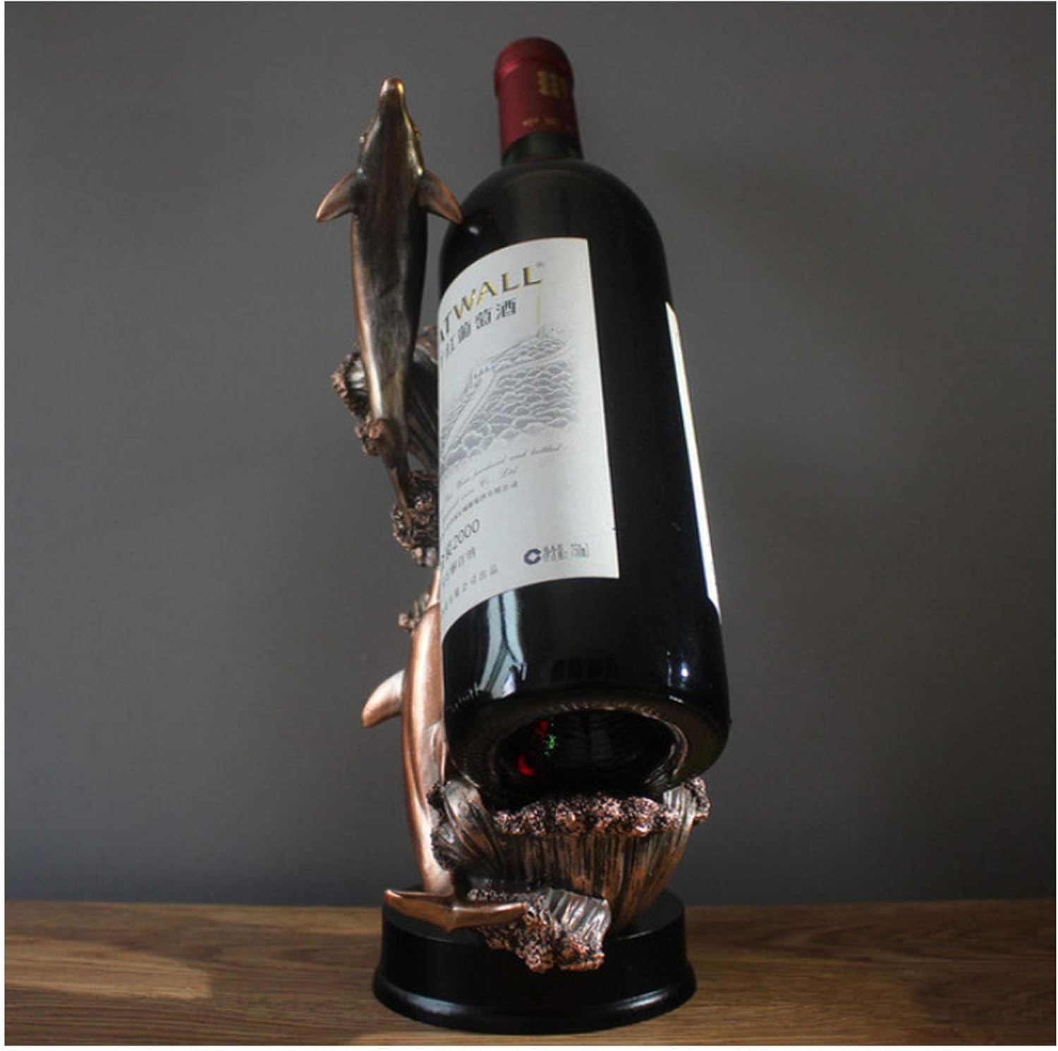 BOCbco Tabletop Wine Rack Holder for 1 Bottle