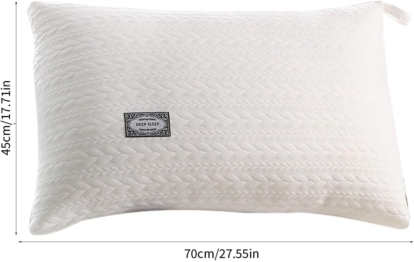 Lovskoo Soft Down Filling Bed Pillow for Stomach and Side Sleepers