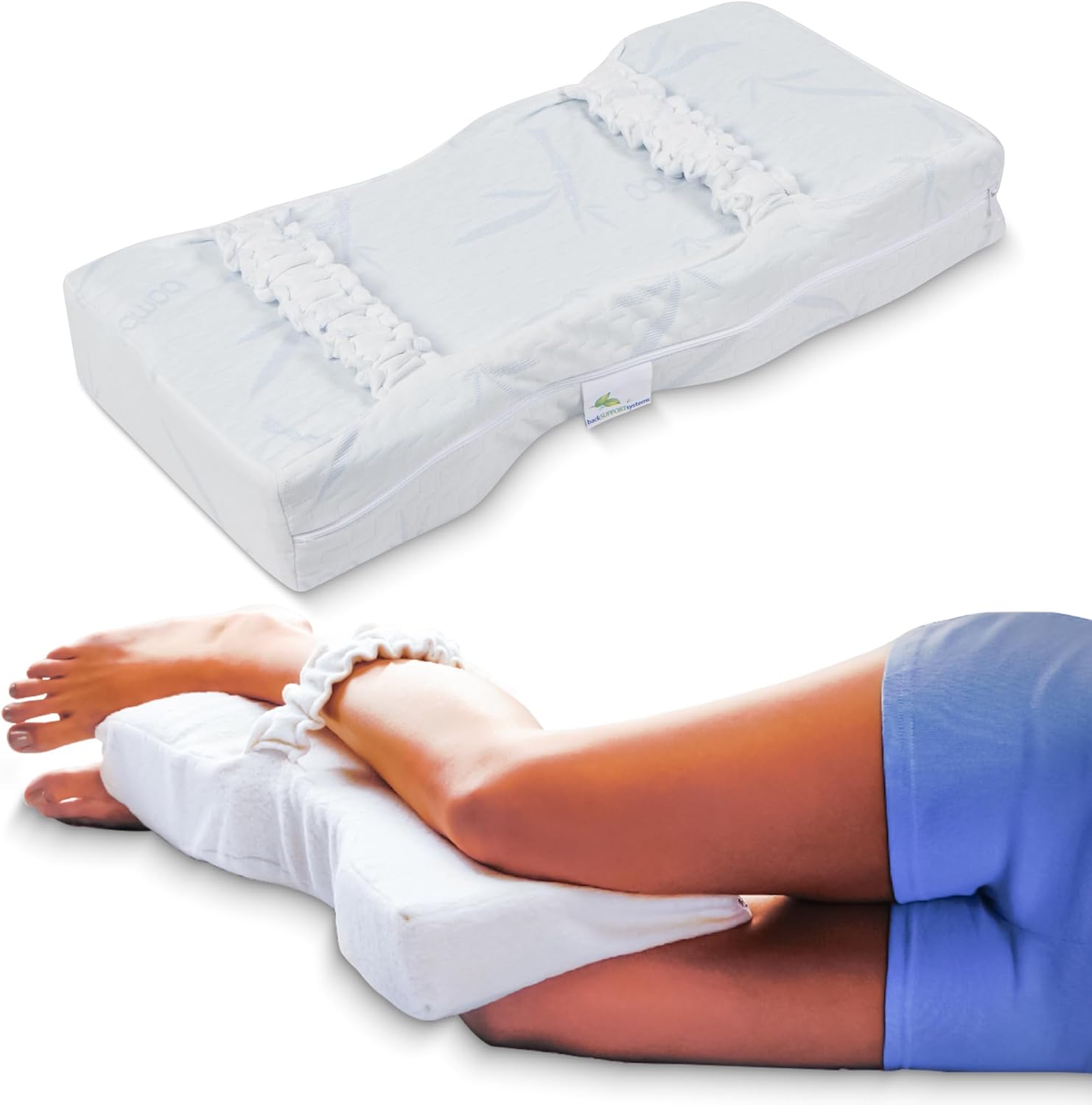 Back Support Systems Knee-T Leg Pillow for Back Pain Relief