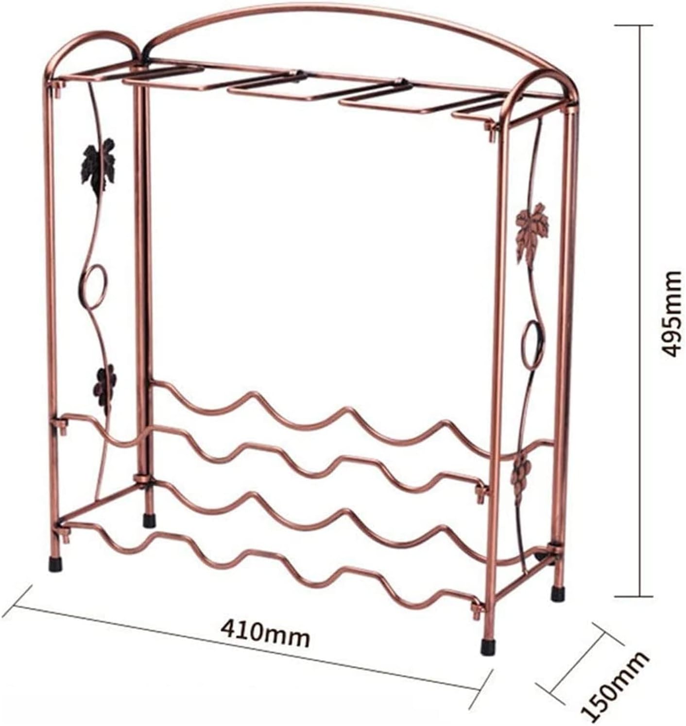 ALDEPO Wine Rack Wall Mounted Stemware Organizer 1