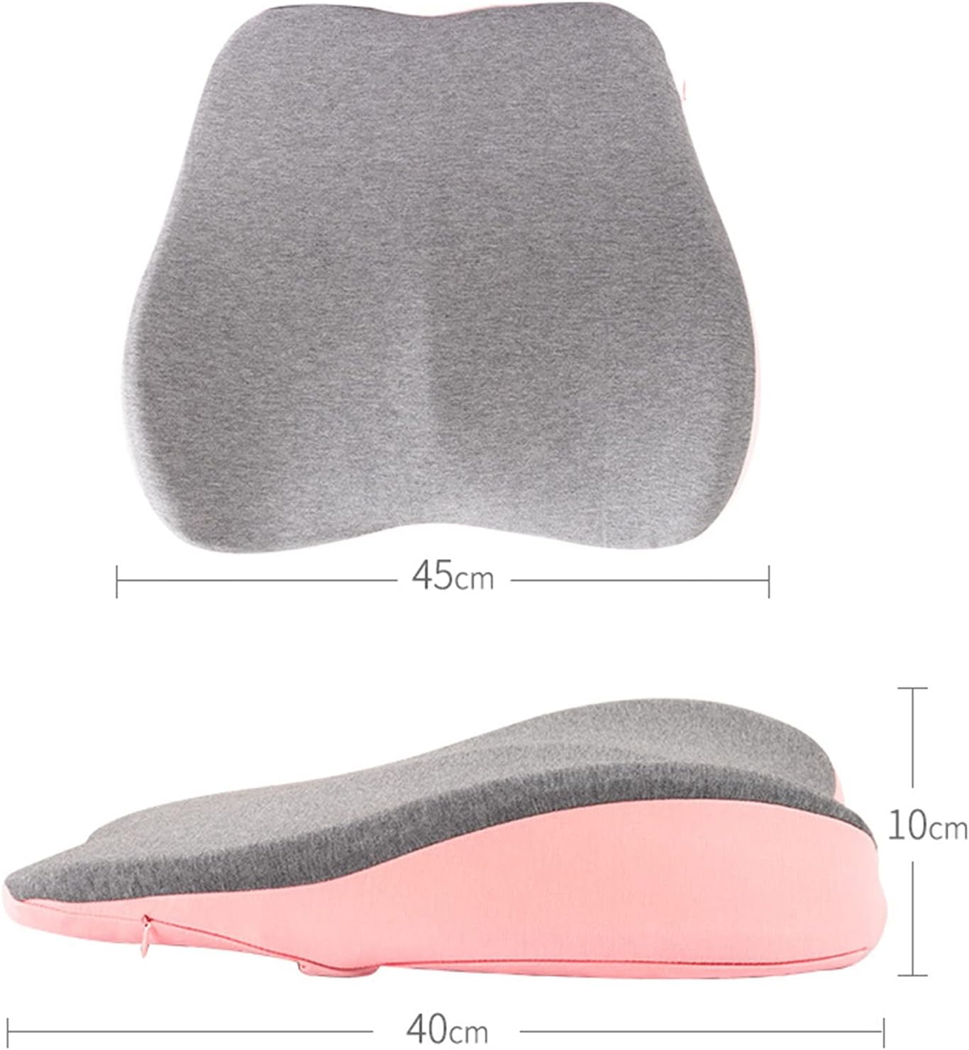 Memory Foam Lumbar Support for Office Chairs and Car Seats