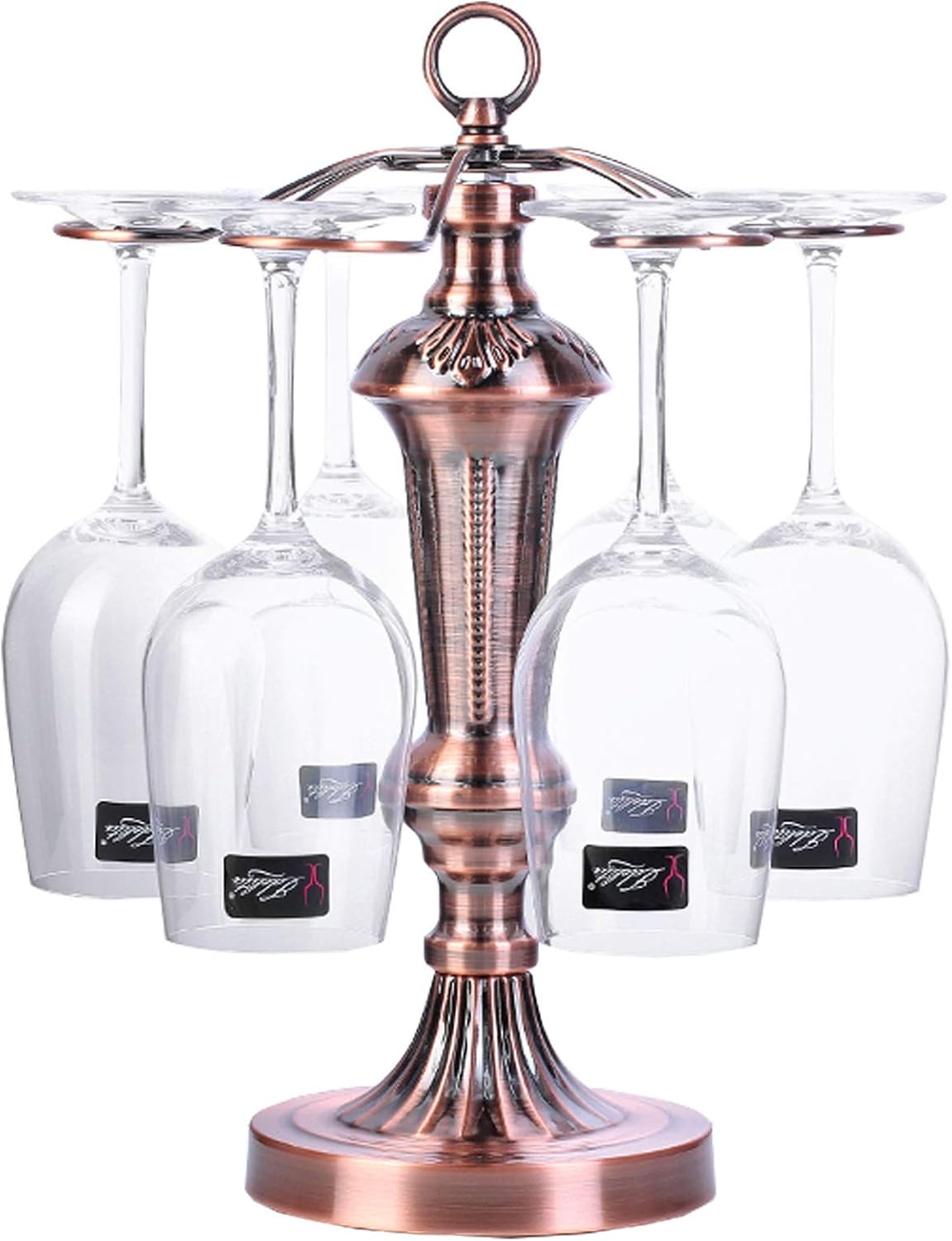 BOCbco Wall-Mounted Wine Racks with 6 Glasses Capacity