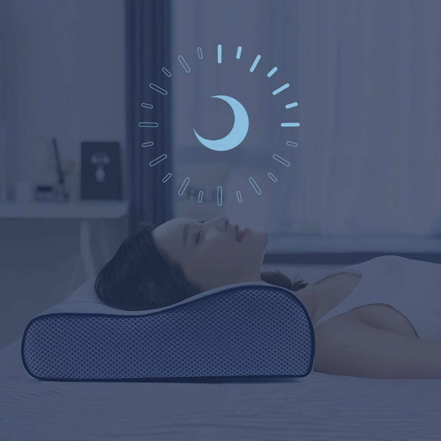 TEMKIN Cooling Cervical Pillow for Sleep and Neck Support