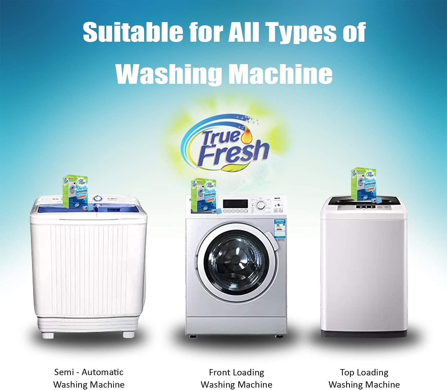 True Fresh Washing Machine Cleaner Tablets 25-Pack