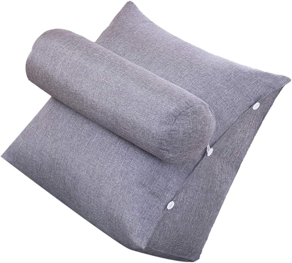 Garneck Ergonomic Bed Triangle Cushion for Neck and Back Support