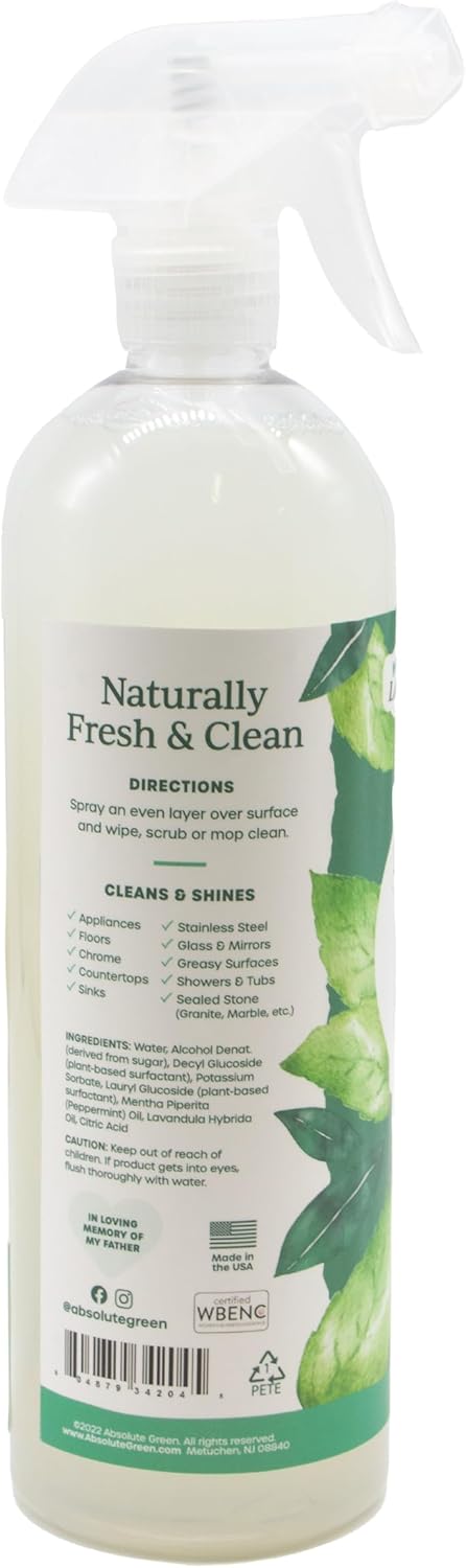 Absolute Green All-Purpose Cleaner Spray 25 oz 6 Pack
