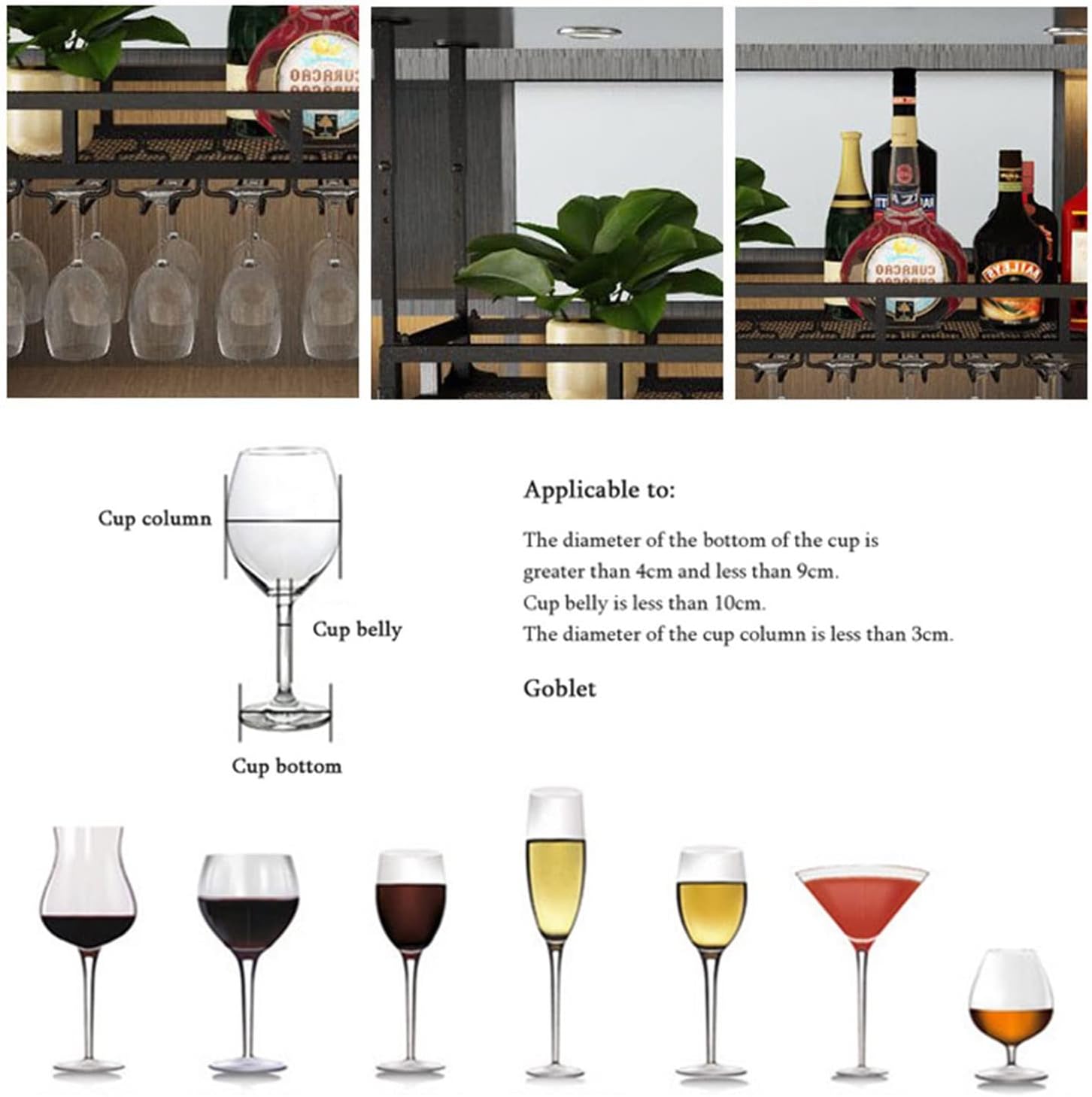 ZJDYDY Adjustable Height Wine Rack Holder