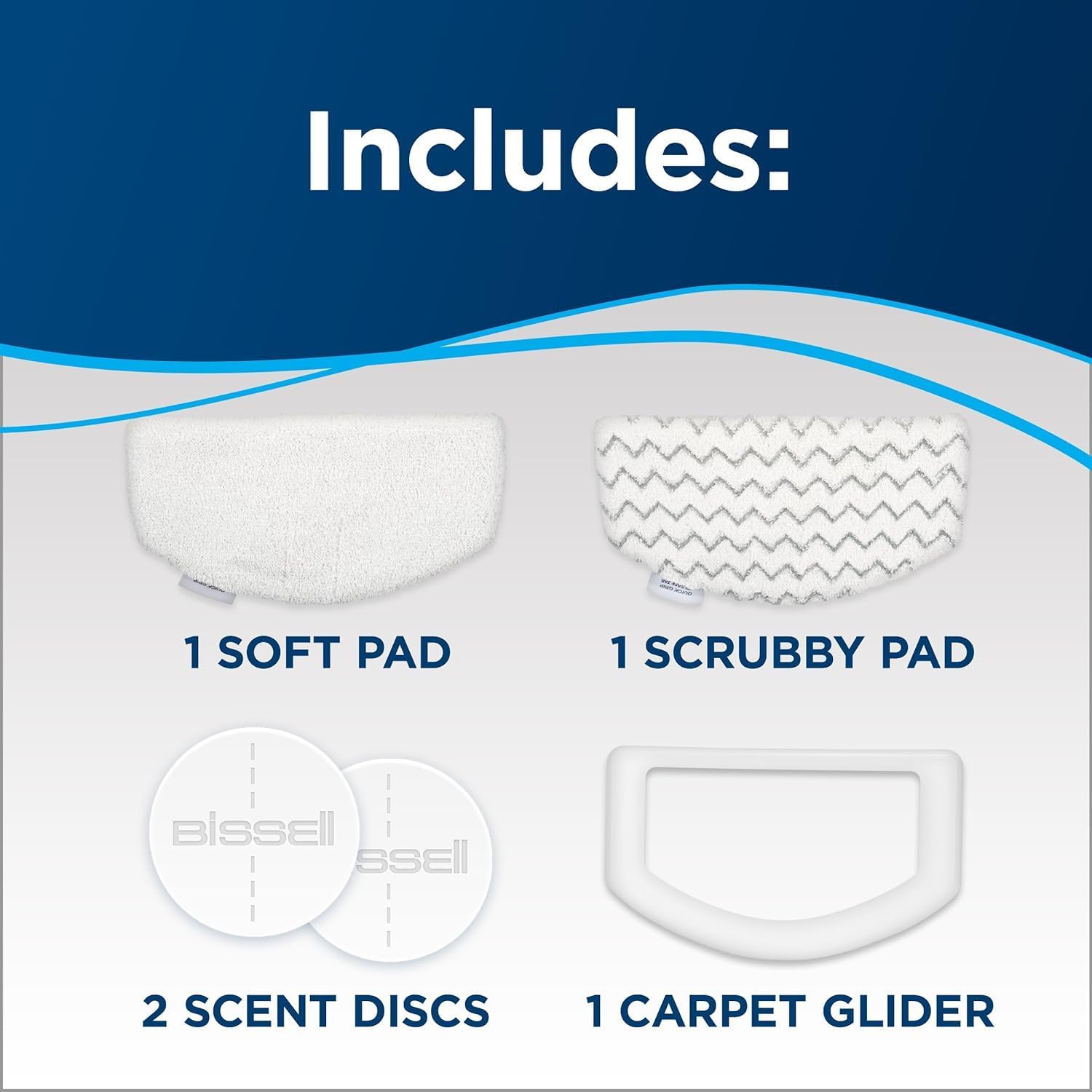 Bissell PowerFresh Extra Mop Pads - Germ-Free Cleaning