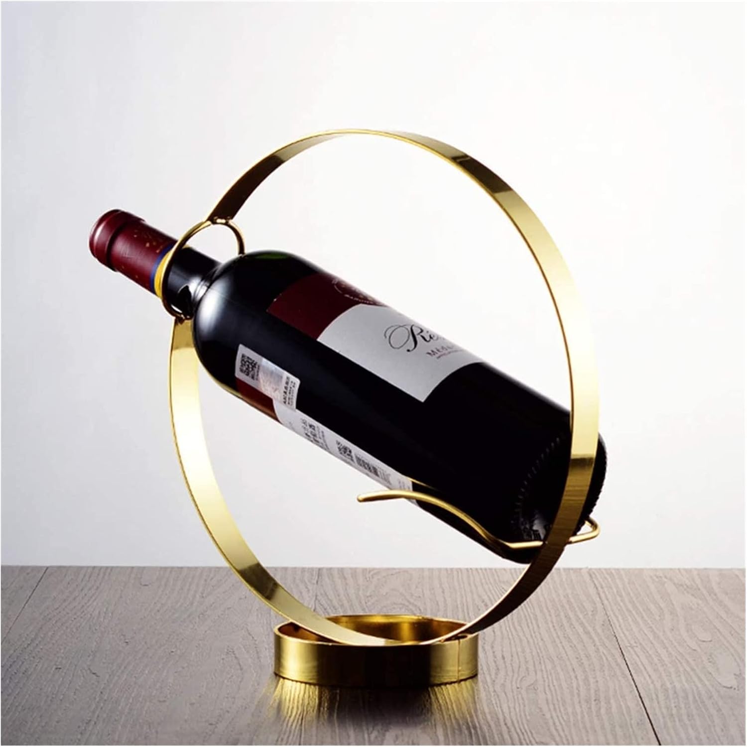 ALDEPO Gold Metal Wine Rack for Home Decor