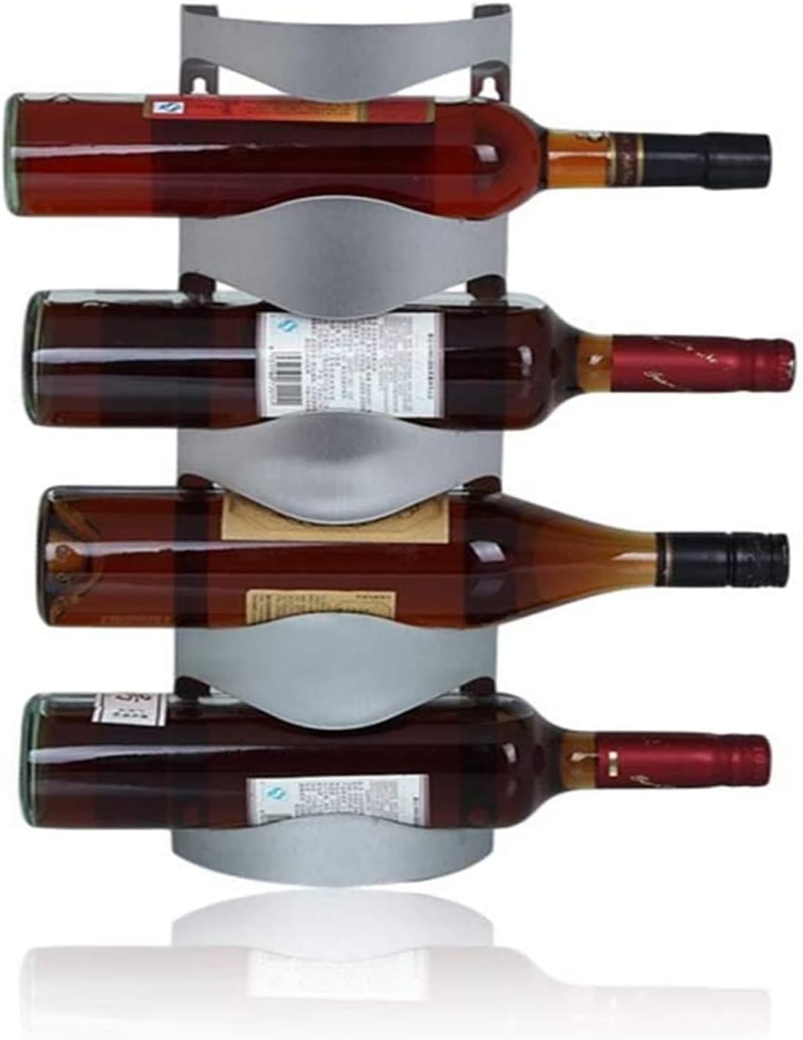 ALDEPO Stackable Wine Rack Wall Mounted Metal Storage Organizer