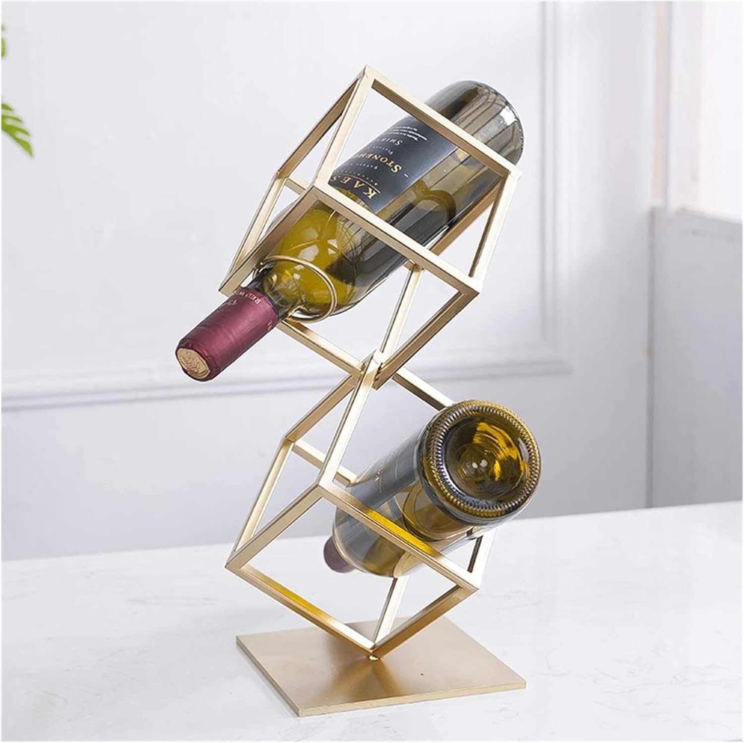 ALDEPO 2 Bottle Free Standing Wine Rack