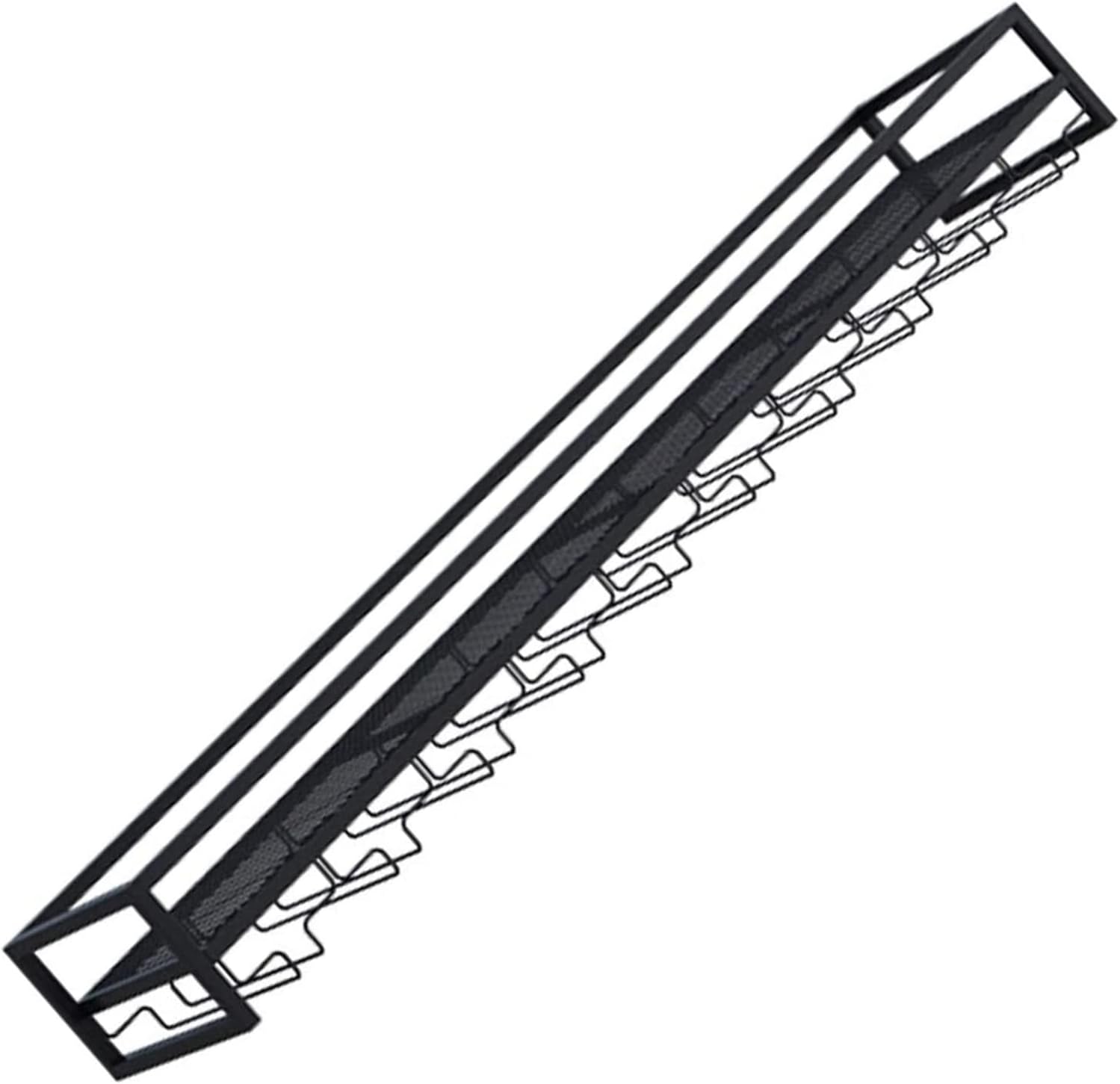 ALDEPO Wall-Mounted Wine Rack with Iron Frame and 50cm Design 1