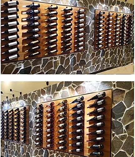 GAXQFEI Wall-Mounted Wine Rack Wrought Iron