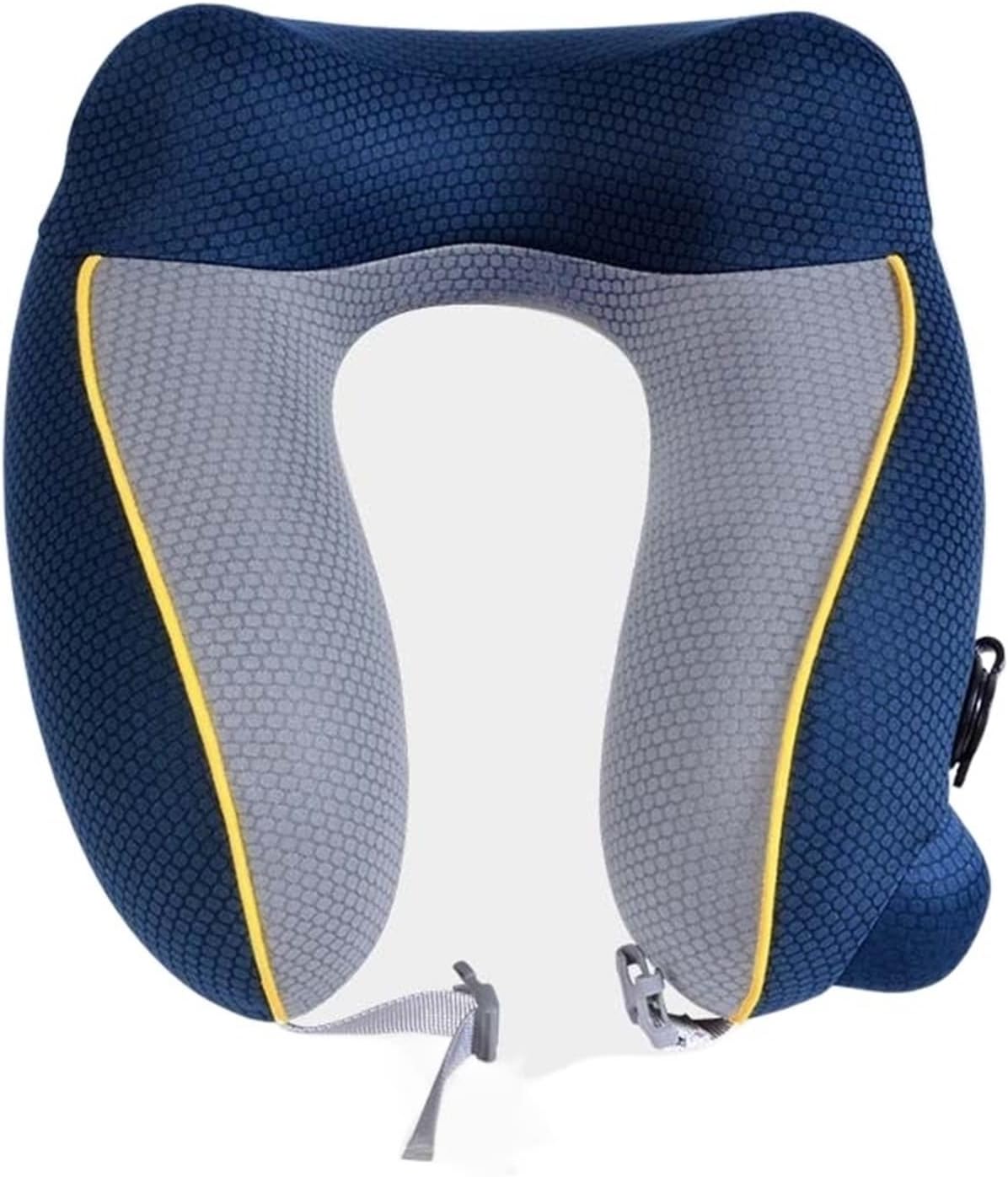 DDGURDH Inflatable Travel Pillow for Airplane and Bed Use