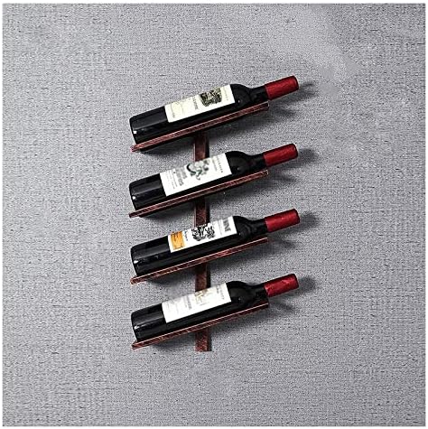 ALDEPO Wall-Mounted Wine Rack 4 Bottles Dolphin Waves