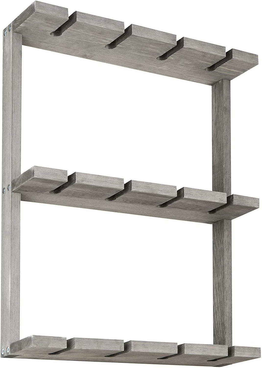 Wall-Mounted Wine Racks Wooden Design for Home and Restaurant