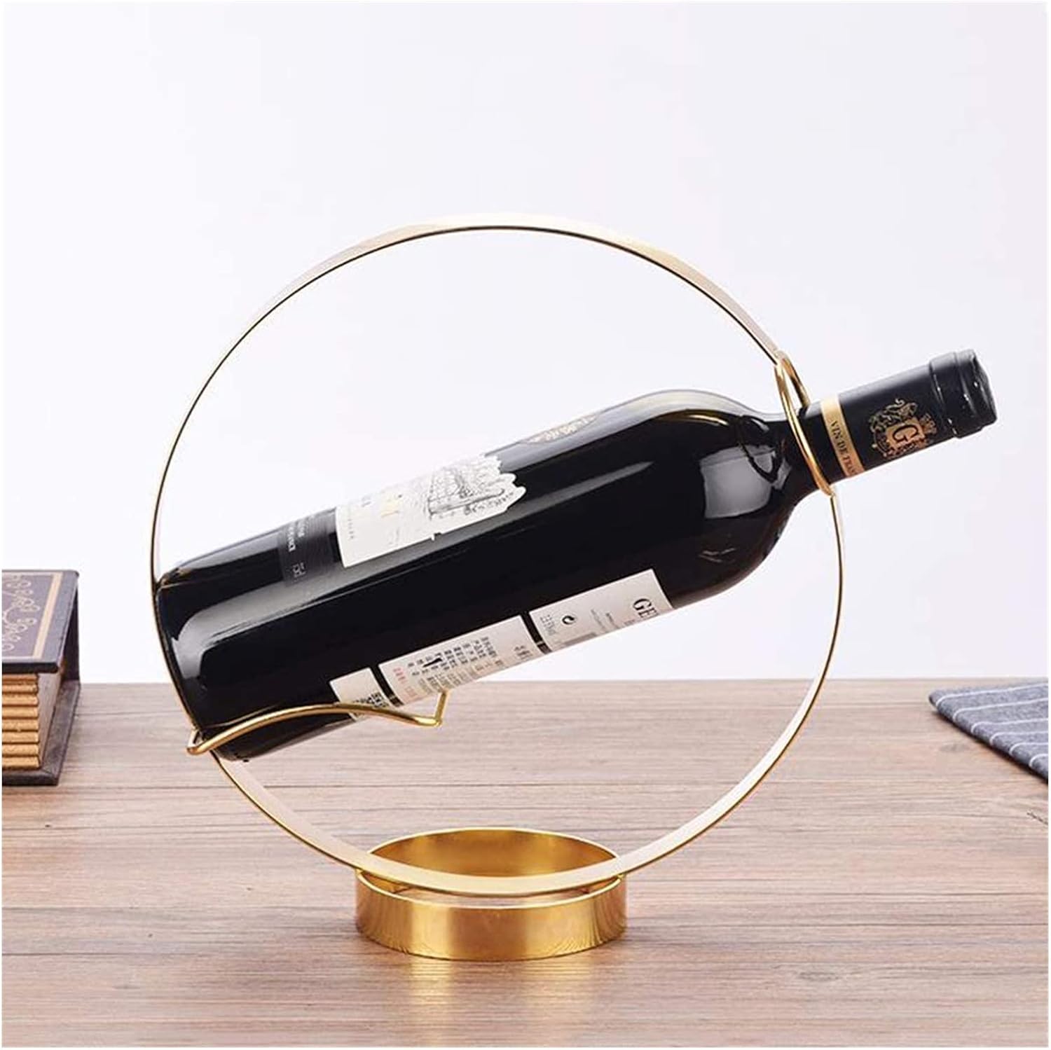 ALDEPO Gold Freestanding Wine Rack Holder