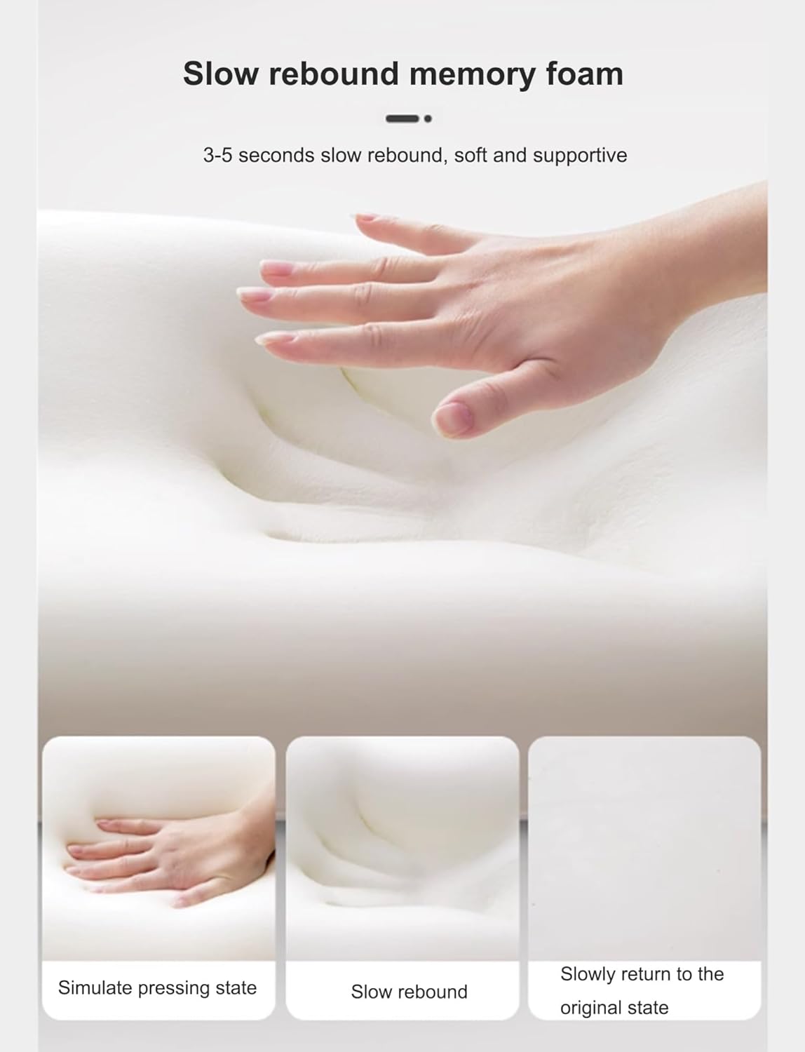 Ergonomic Support Cushion for Sleeping and Reading