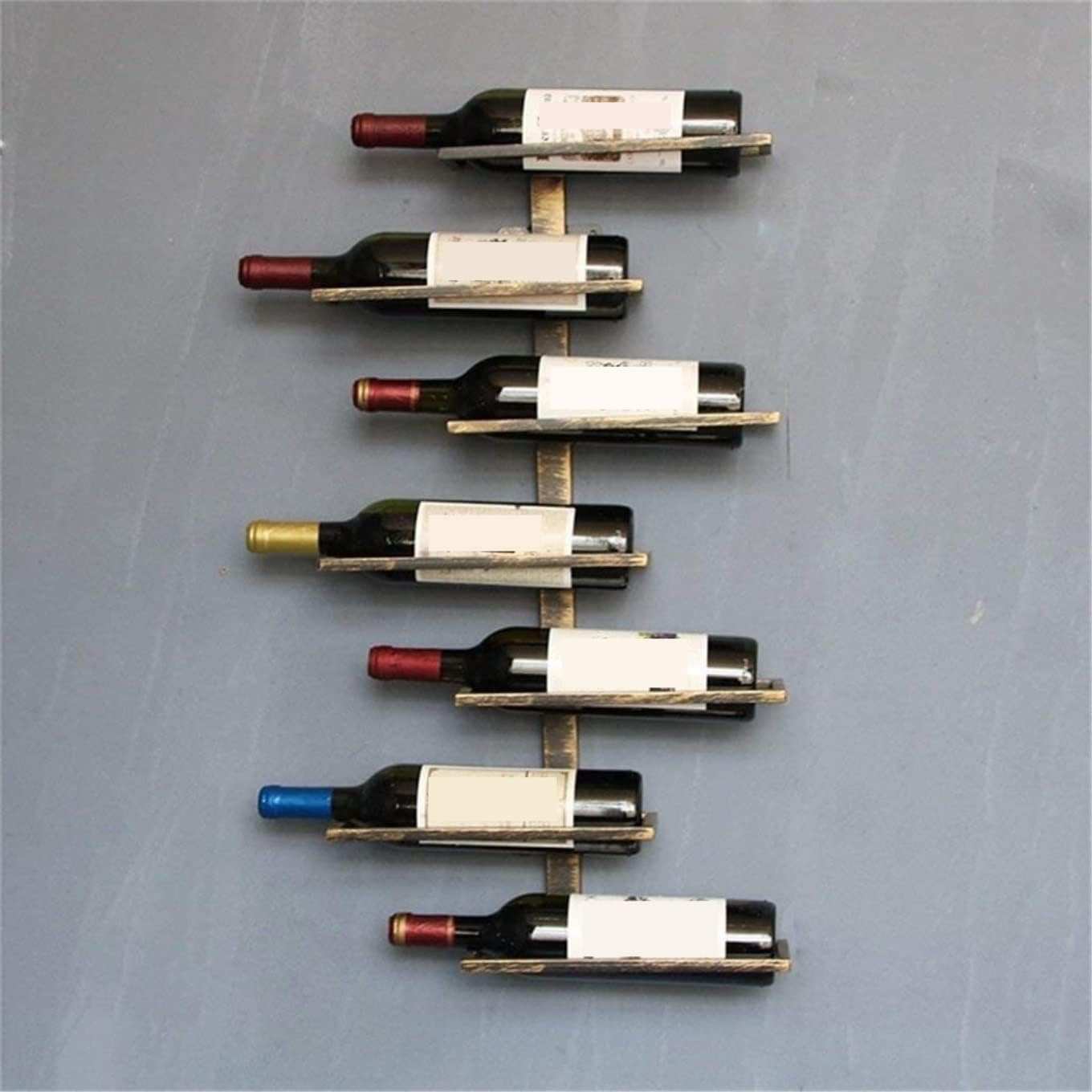 INKTUS Rustic Industrial Wall Wine Rack