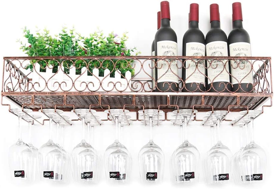 Wall-Mounted Wine Racks Vintage Bronze 60X25Cm
