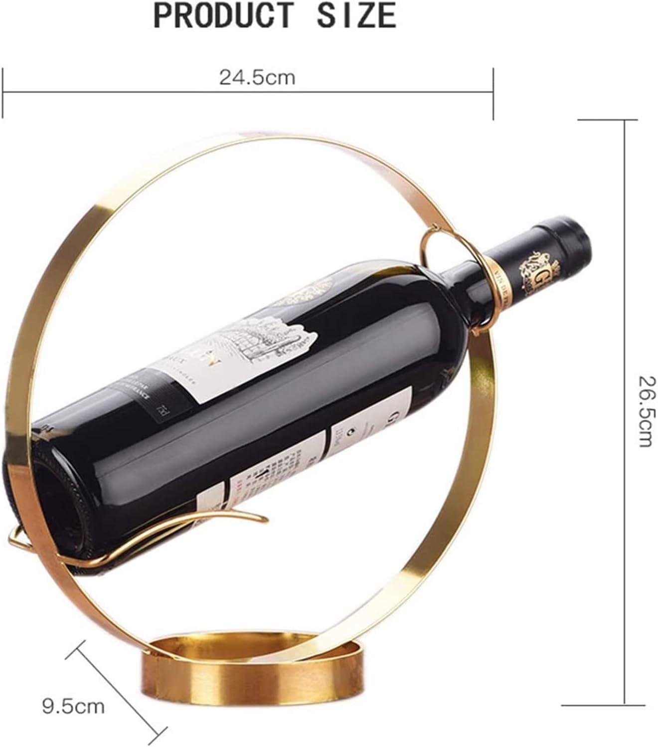 ALDEPO Gold Freestanding Wine Rack Holder
