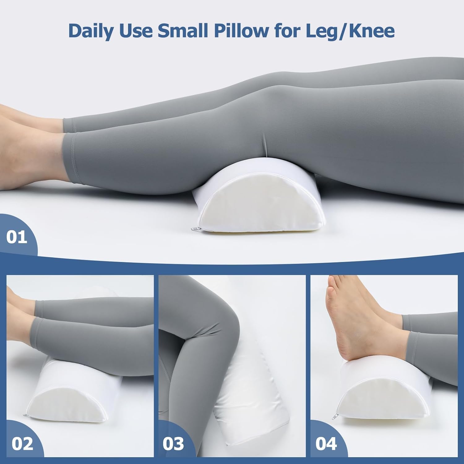 Adjustable Leg Elevation Pillow for Post Surgery Recovery