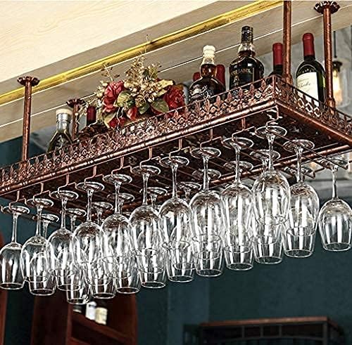 Wine Rack Ceiling Hanging Metal Wine Glass Holder