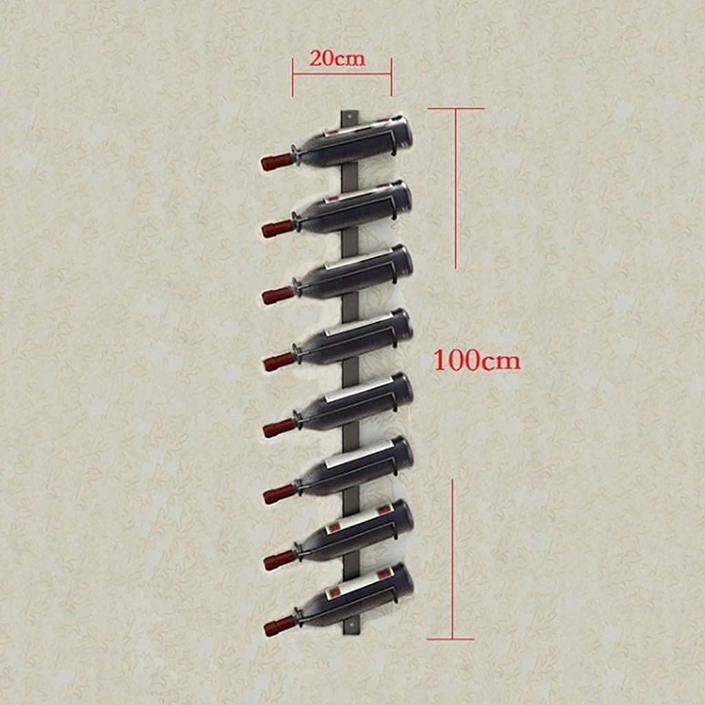 GAXQFEI Wall-Mounted Wine Rack Wrought Iron