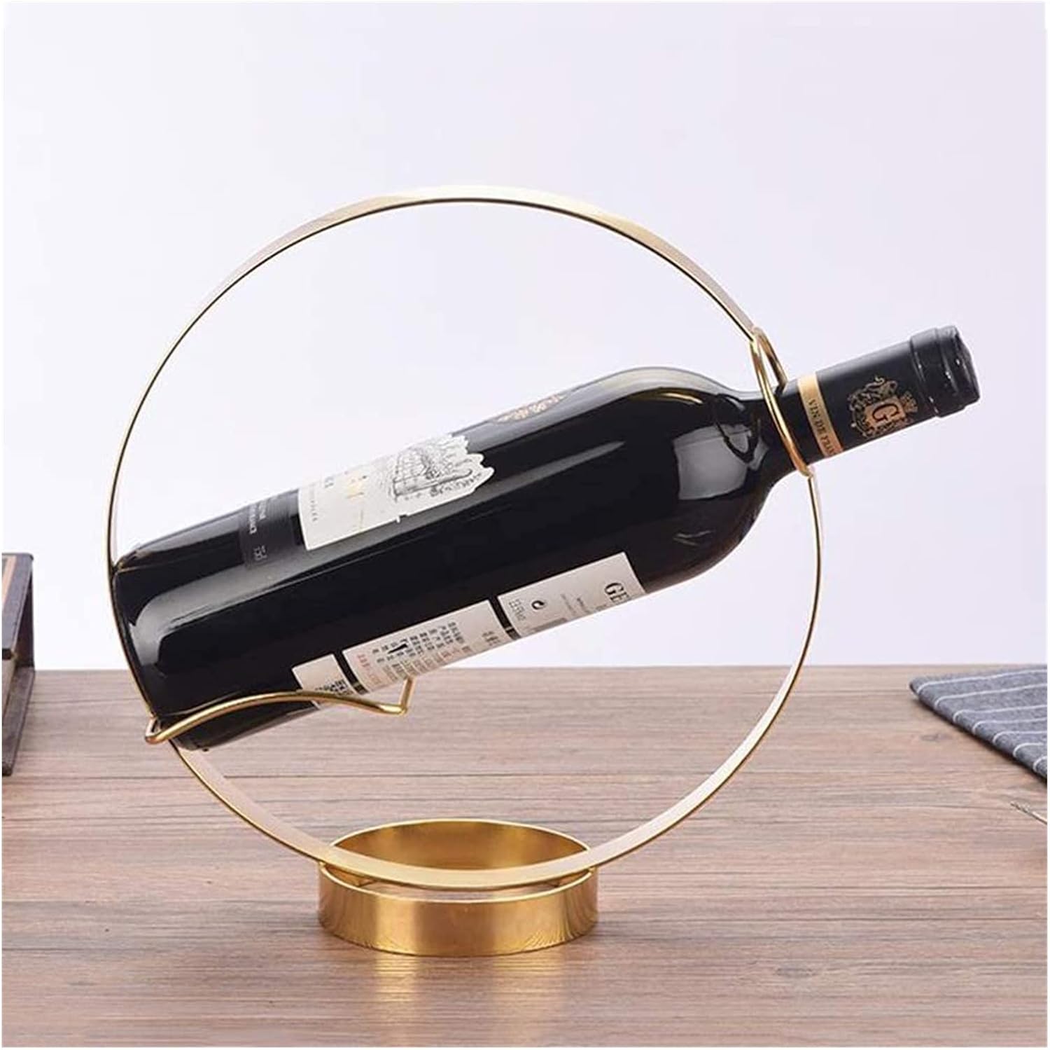 ALDEPO Gold Freestanding Wine Rack Holder