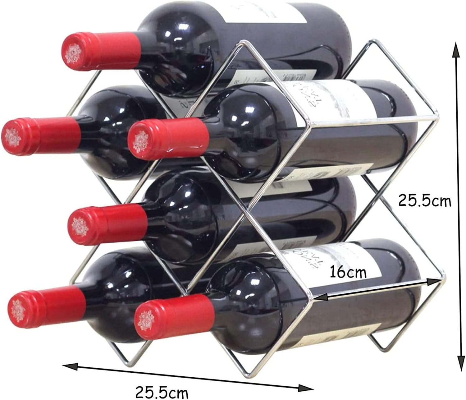 ALDEPO Tabletop Wine Rack for 5 or 8 Bottles