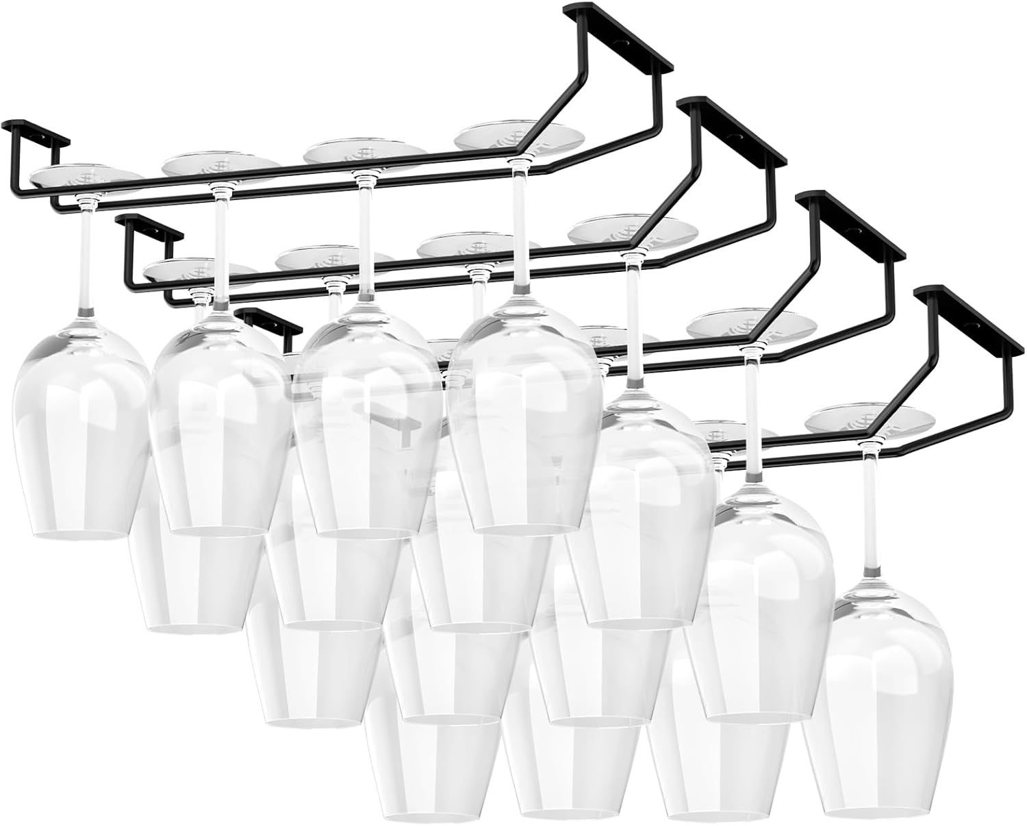 FOMANSH 14-Inch Wine Glass Holder Set of 4 1
