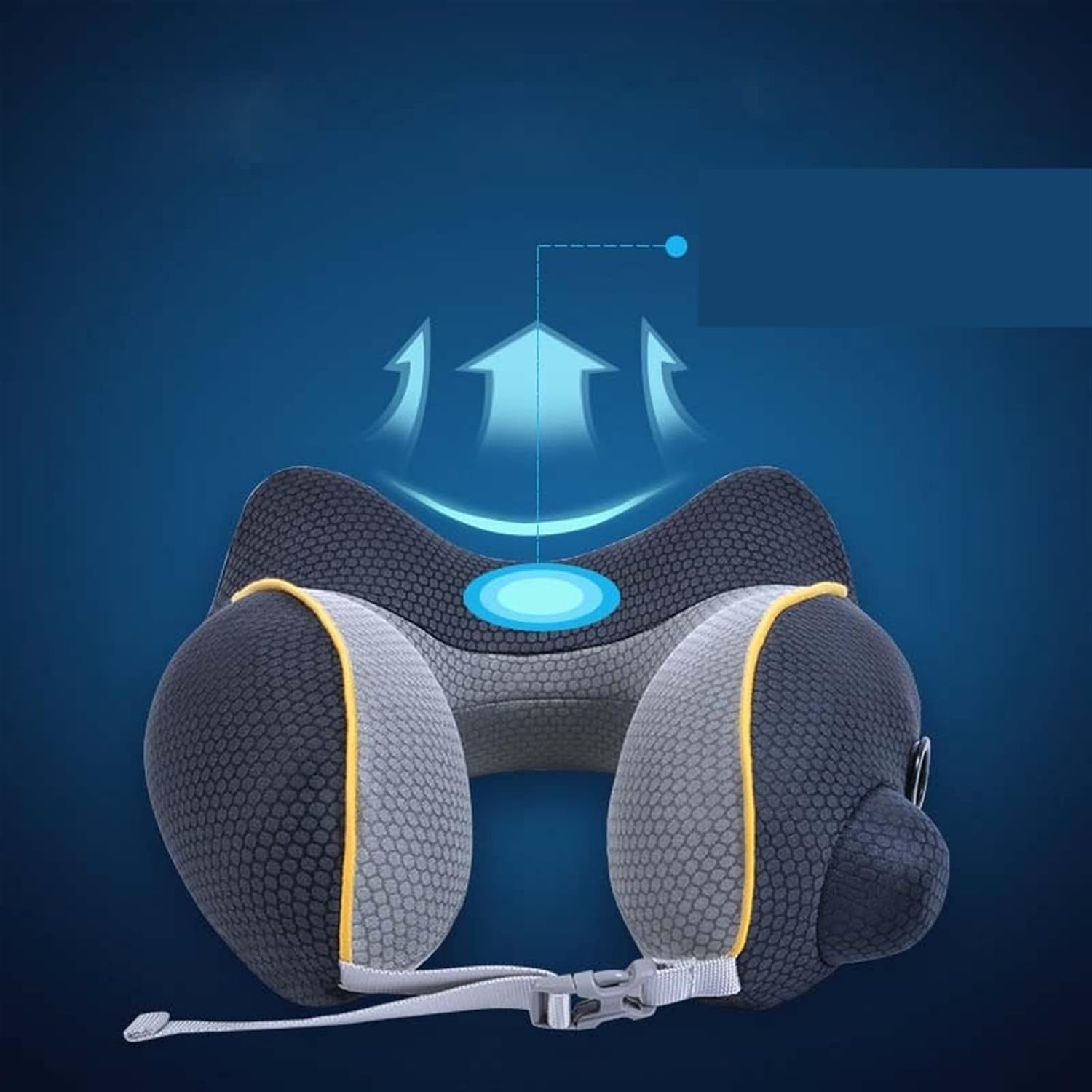 DDGURDH Inflatable Travel Pillow for Airplane and Bed Use