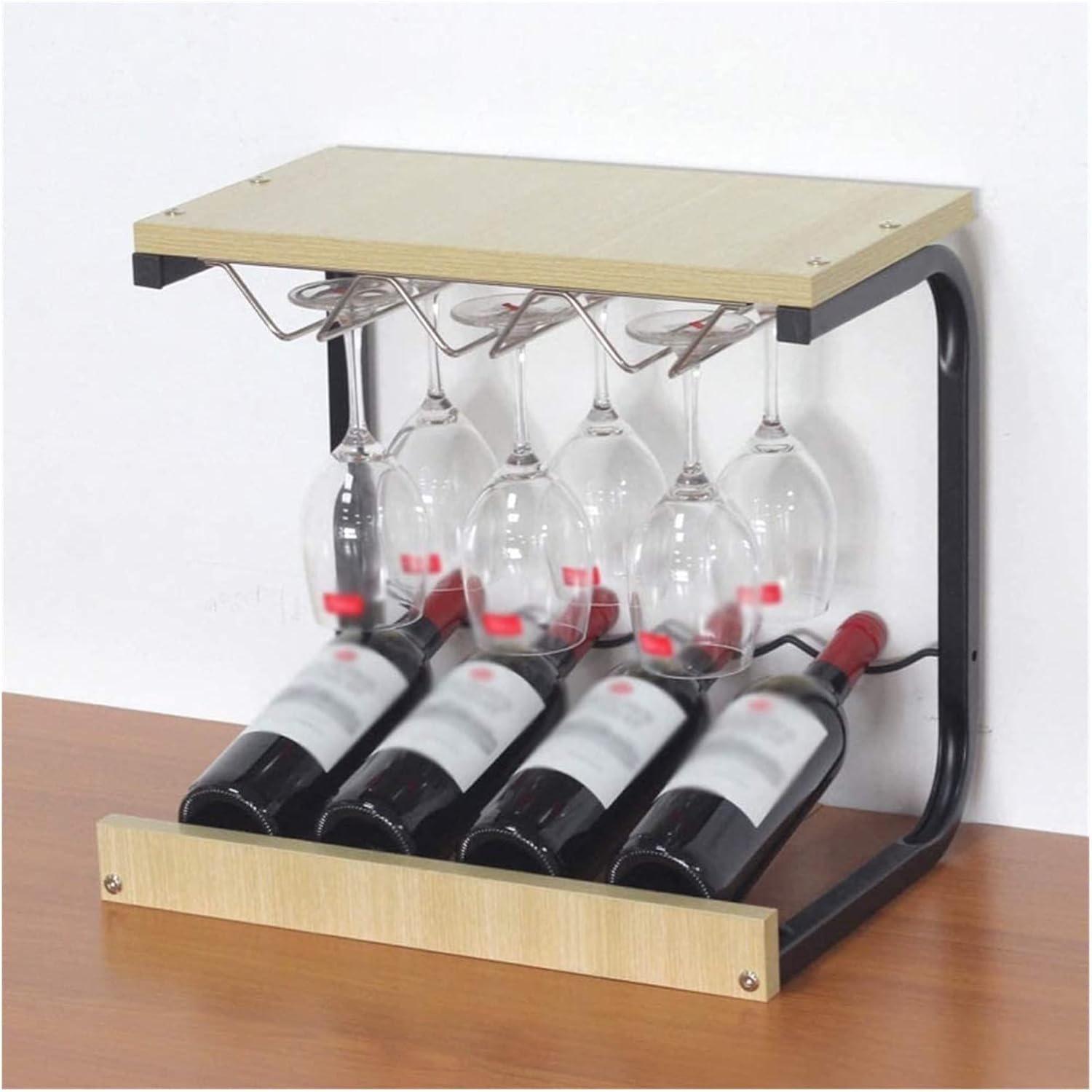 ALDEPO Wall Mounted Wine Rack Display