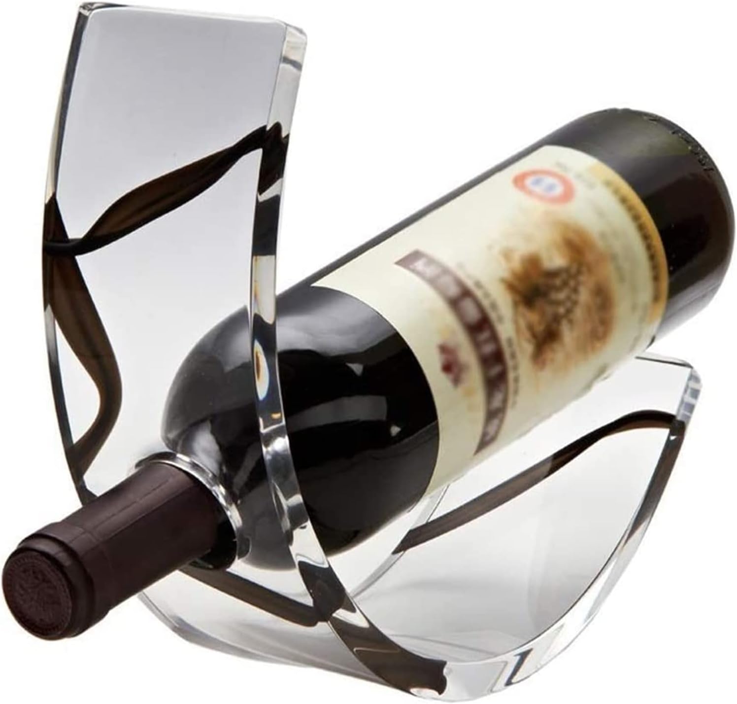 ALDEPO Tabletop Wine Rack 34x75x20cm Acrylic