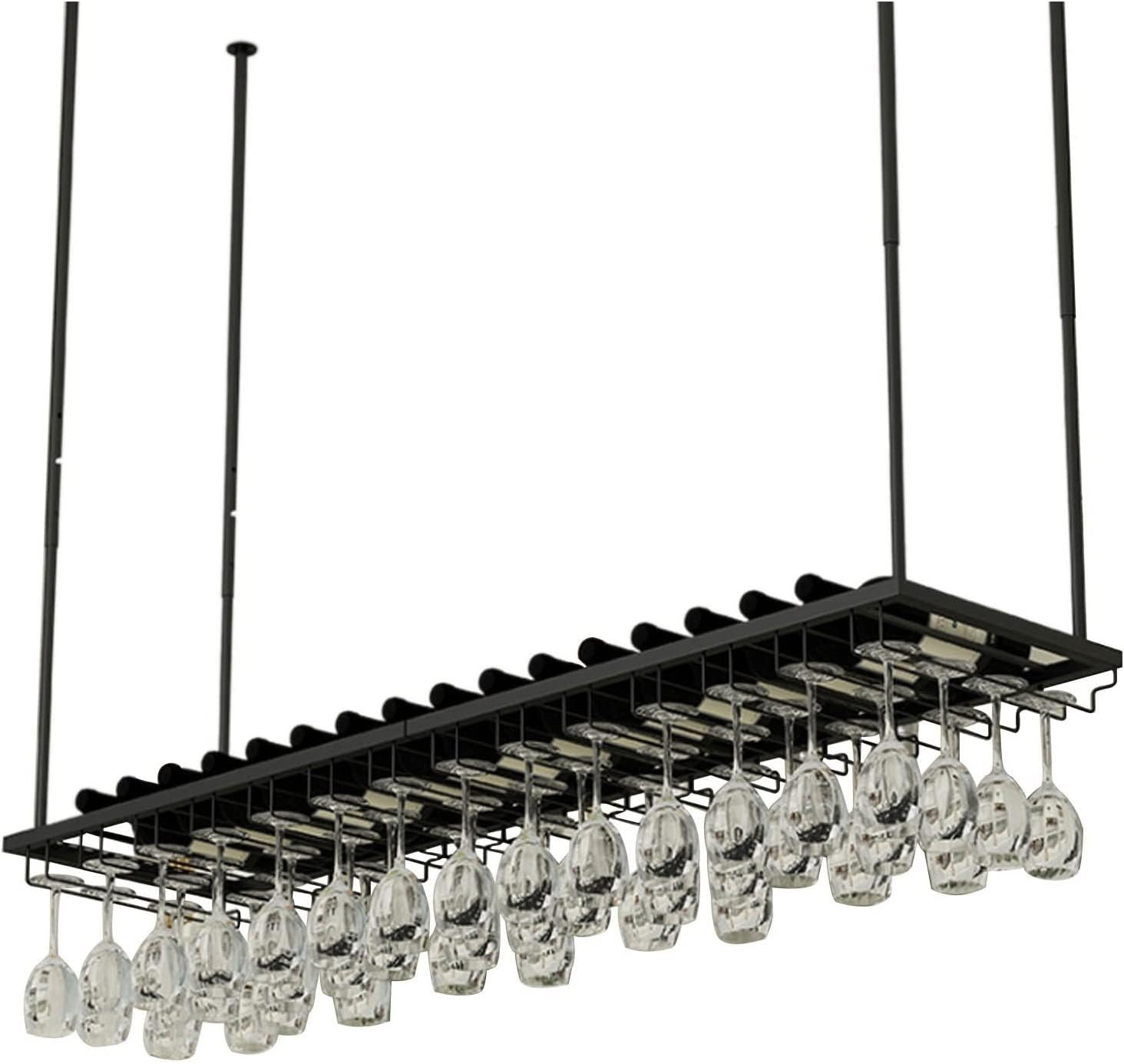Suuim Adjustable Wine Rack for Cabinet Ceiling