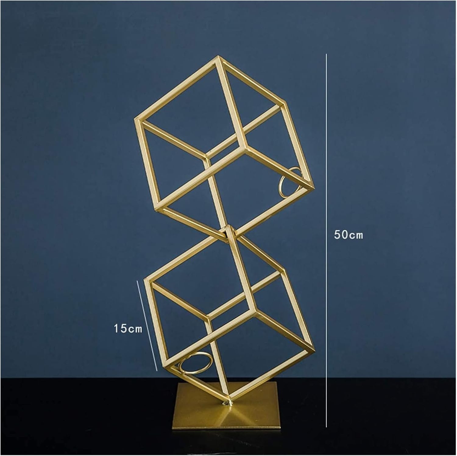 ALDEPO Rose Gold Wine Rack for 2 Bottles