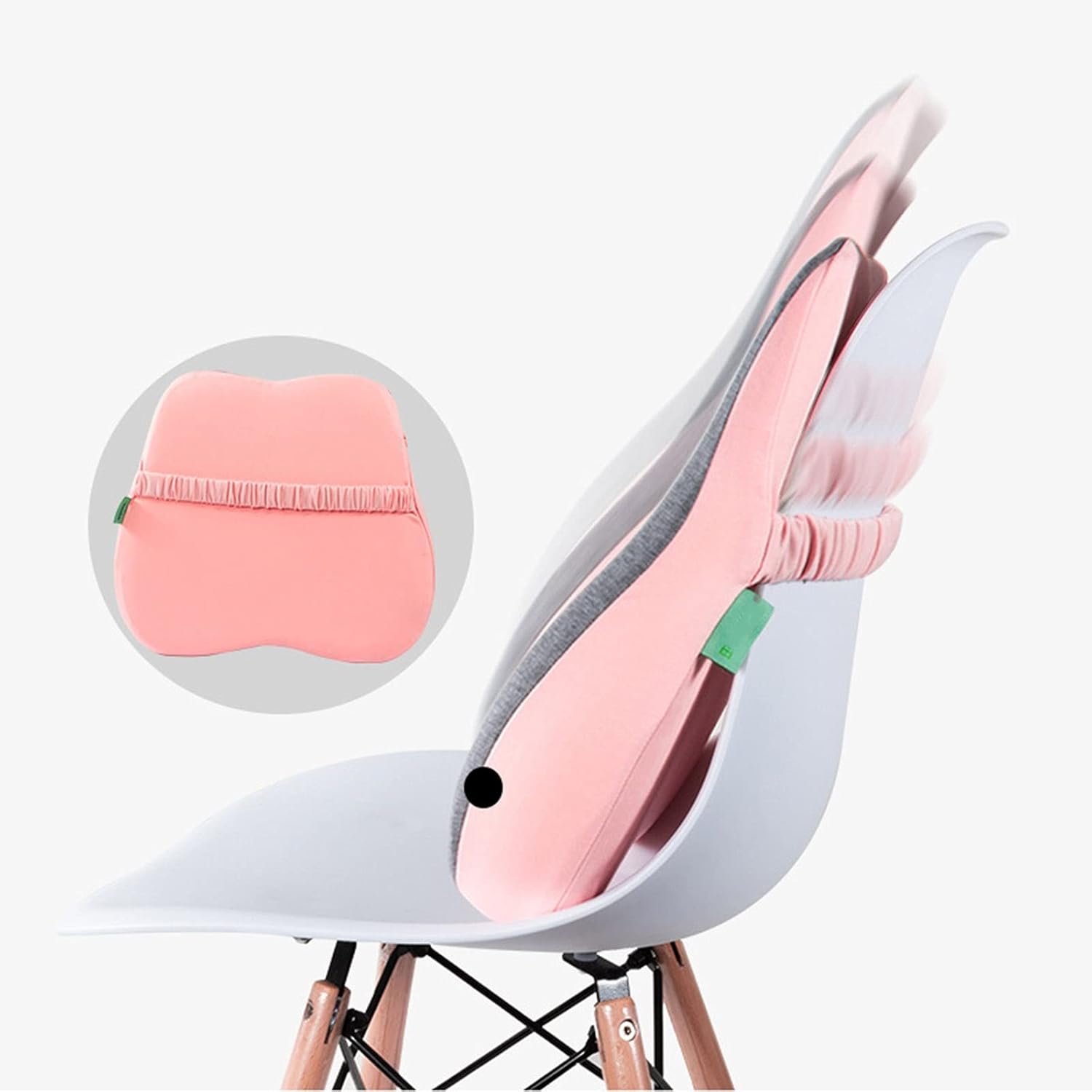 Memory Foam Lumbar Support for Office Chairs and Car Seats