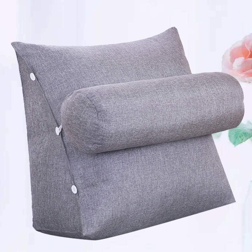 Garneck Ergonomic Bed Triangle Cushion for Neck and Back Support