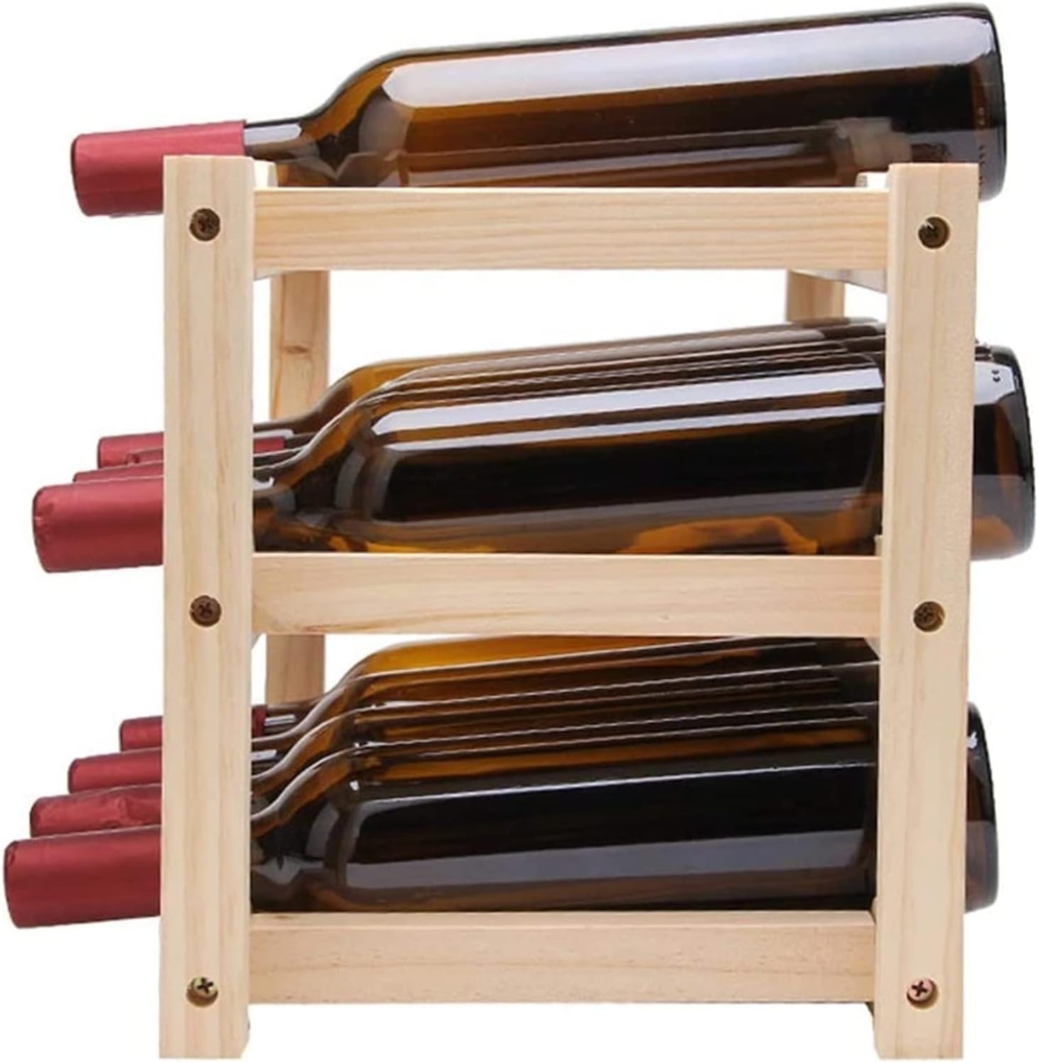 ALDEPO Wall-Mounted Wine Rack 12 Bottle Storage Stand 1
