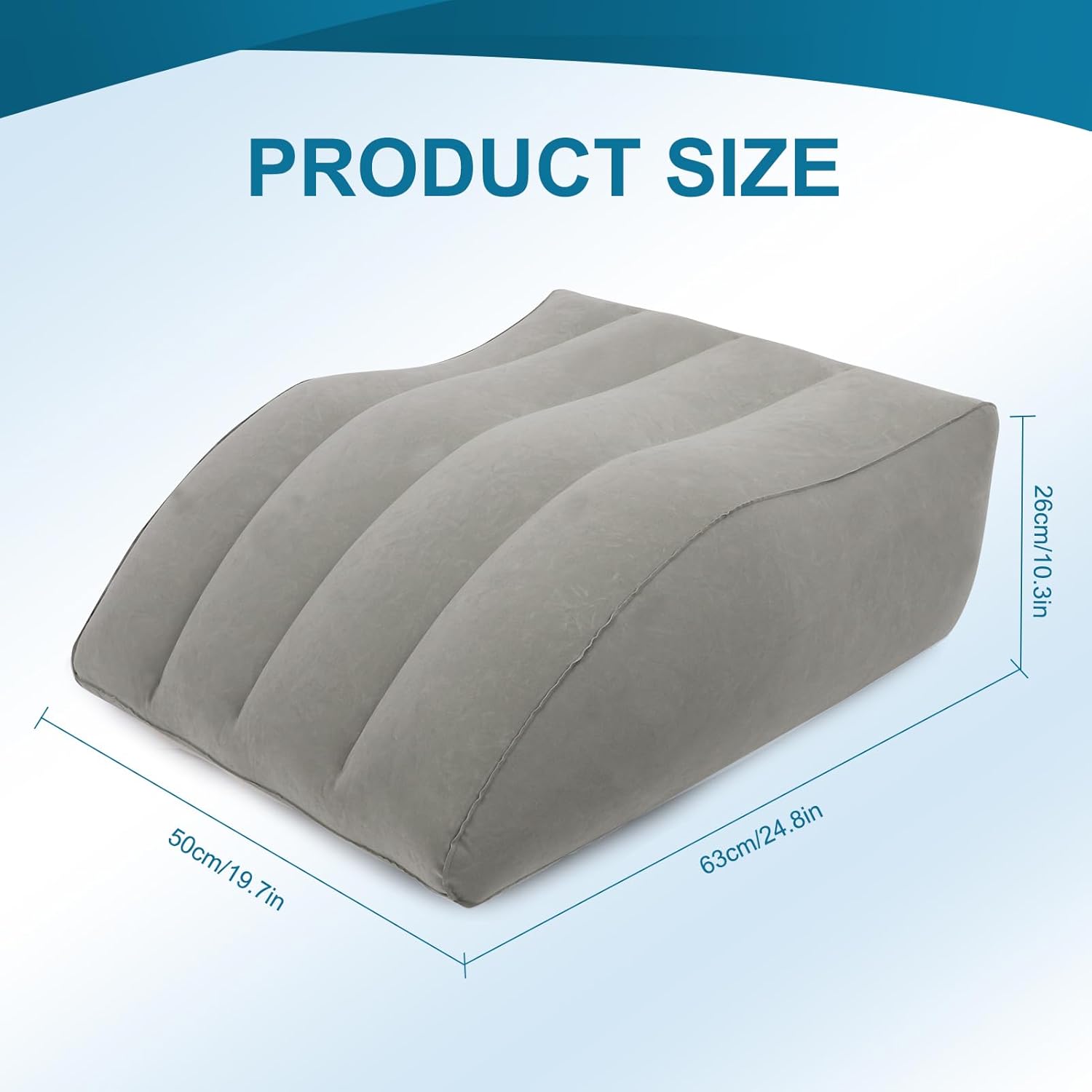 ZYODUOB Inflatable Leg Elevation Pillow for Sleep Recovery