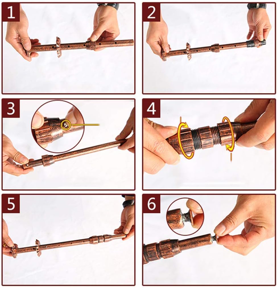 Metal Wall-Mounted Wine Rack with Adjustable Height