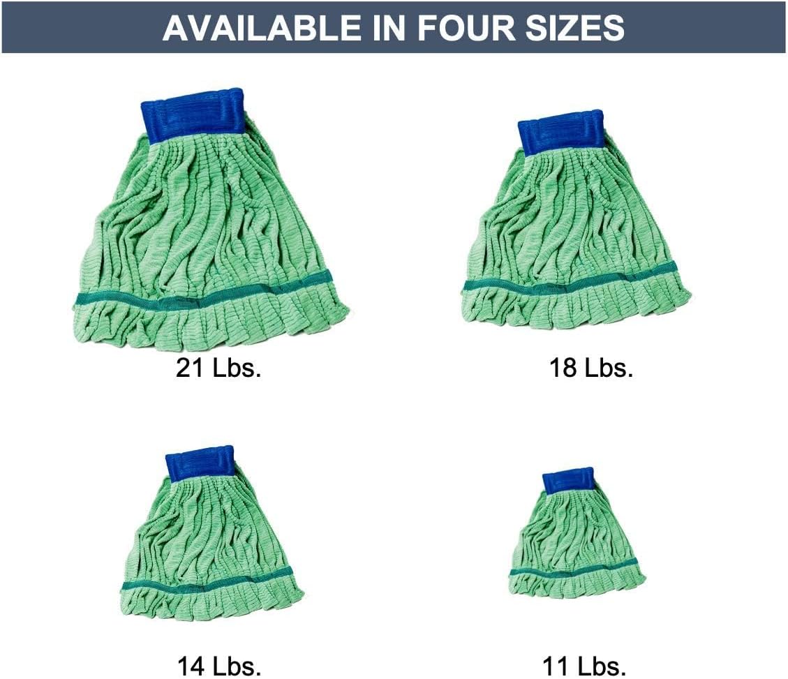 Arkwright Microfiber Tube Mop Head - Heavy Duty Lint Free 21 oz