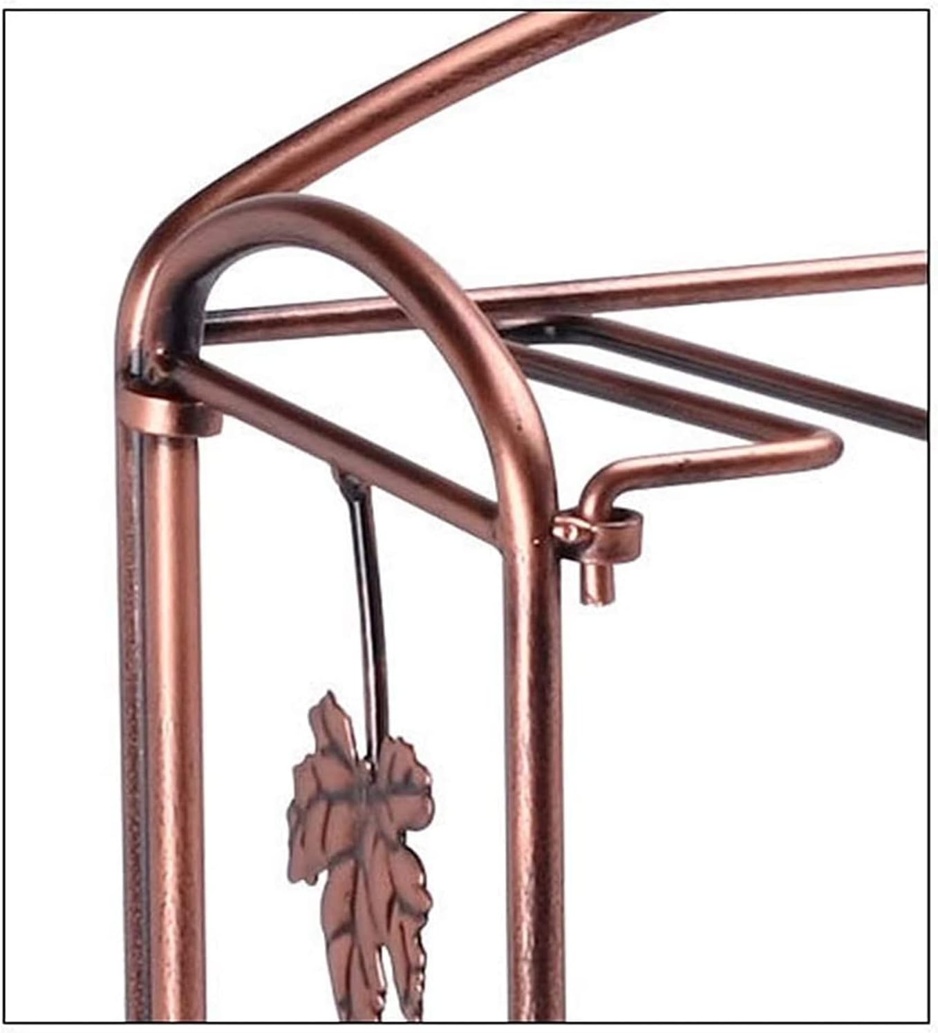 ALDEPO Copper Wine Glass Storage Rack Baroque Design