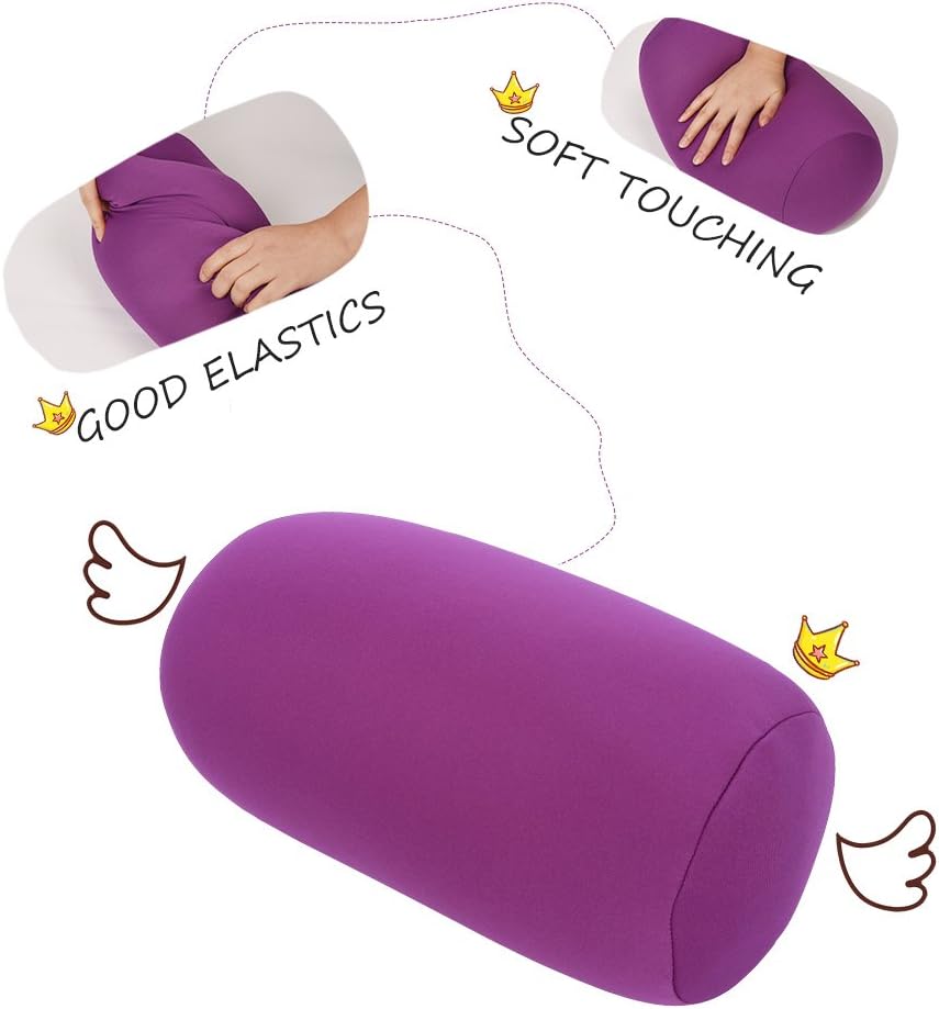 Nicoone Cushion Roll Throw Pillow - Purple