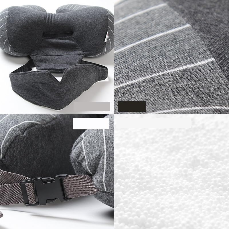 JIGUJISU Soft Pillow U-shaped Neck Support for Travel Home Office