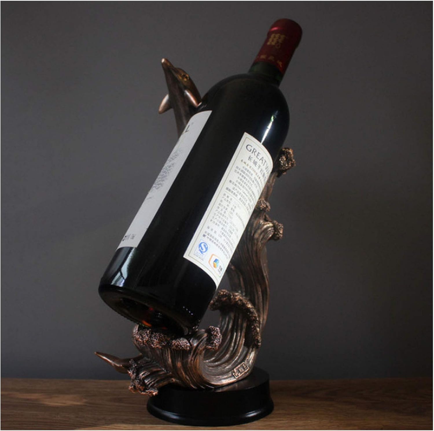 BOCbco Tabletop Wine Rack Holder for 1 Bottle