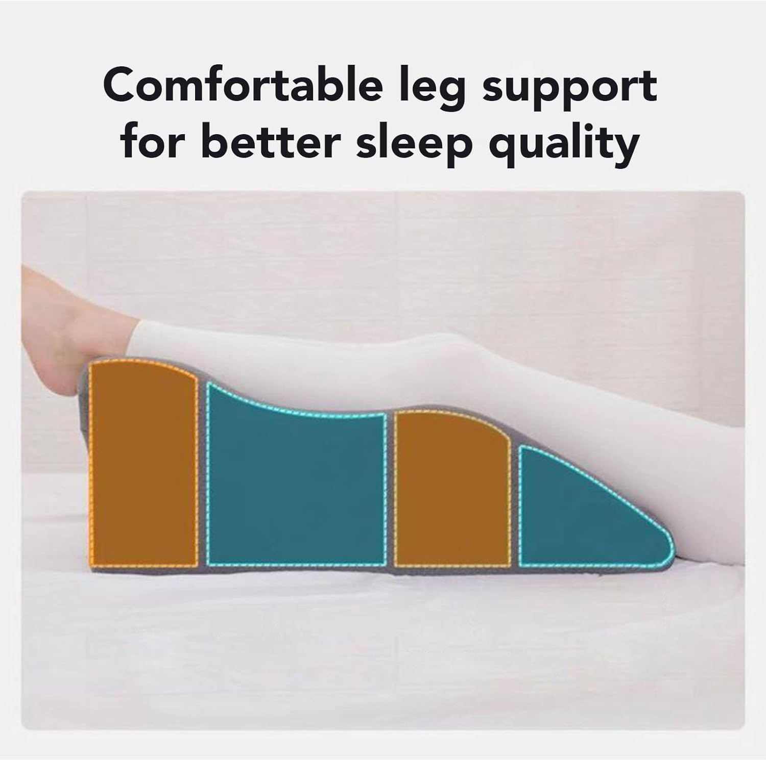 Alomejor Memory Foam Leg Pillow Neck and Back Support