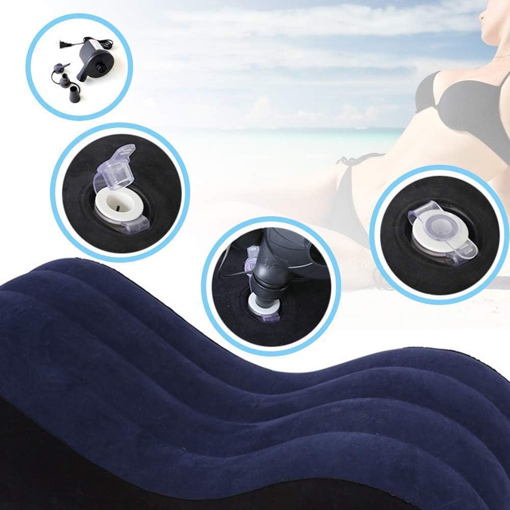 COSWE Wedge Pillow with Air Pump for Back and Leg Support